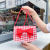 Foreign Trade Wholesale Korean Style Houndstooth Printed Square Bag 2021 Summer New Women's Personalized Bow One Shoulder Phone Bag