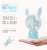 Cute Rabbit Rechargeable Fan Cute Animal Series Student Children Summer Cool Portable Table Top Small Electric Fan Lithium Battery