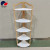 Bamboo Corner Shelf Arc Head Tripod Corner Shelf Floor Bathroom Living Room Interior Flower Shelf Plant Shelf