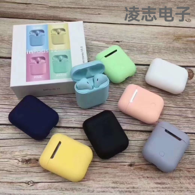 I12 Macaron Color Wireless Headset 3 Generation TWS Bluetooth I7s Cross-Border Sports I11 Charging Warehouse