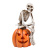 Well Sale 2021 Resin Human Skull Sits On Pumpkin Model Led S