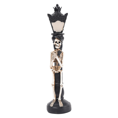 2021 New Produce Resin crafts Skeleton Man Street Lamp Ornam
