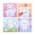 Korean Ins Sticky Notes 80 Sheets Cute Cartoon Teenage Girl Creative Tear-off Note Self-Adhesive Mark Hand Account for Students