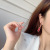 925 Silver Needle Enamel Earrings Niche French Vintage Earrings Red Stud Earring Temperamental Long Eardrops Korean Earrings