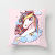 Unicorn Cartoon Cyber Celebrity Pillow Ins Girl Cushion Square Pattern Star Picture Double-Sided Customization