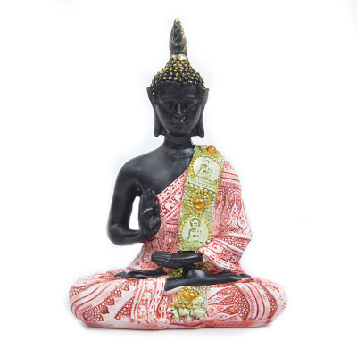 Southeast Asia New Creative Red Antique Buddha Resin Crafts Home Decoration Creative Gifts