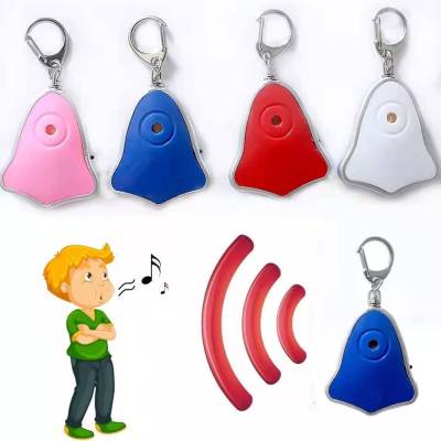Anti-Loss Alarm Device Keychain Light Equipment of Finding Things Little Bell Shape Red Light Whistle Seeker 320