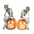 New Design Discount Price Led Left and Right Pumpkin SKU