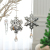 Wholesale classic snowflake style hanging icicle Christmas d
