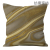 Modern Minimalist Nordic Style Marbling Pillow Cover Coffee Color Golden Edge Cotton Linen Printed Home Pillow Cushion Cover H