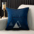 Pillow Sofa Living Room and Bedside Cushion Modern Light Luxury Waist Pillow American Backrest Pillow Cover without Core