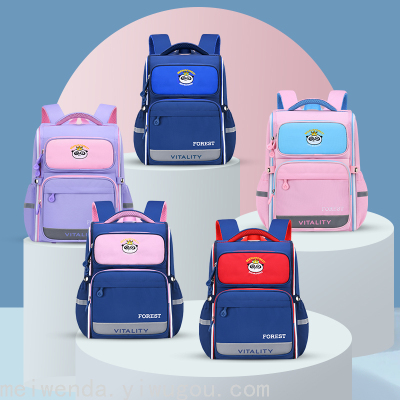 One Piece Dropshipping Primary School Student Grade 1-6 Backpack Stall Schoolbag