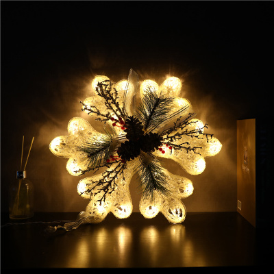 Wholesale new Christmas decoration lights 18 inch brushed Ch