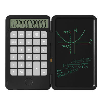 LCD LCD Handwriting Board Charging Calculator Business Office Portable Folding Learning Stationery Gift Cross-Border 2021