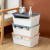 Living Room Multi-Specification Visible Storage Box Dormitory Large Capacity Storage Box Toy Cosmetics with Lid Opening Storage Box