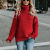 2020 Autumn and Winter New European and American Foreign Trade Knitwear Amazon Thick Thread Long Sleeve Turtleneck Pullover Women