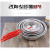 Stainless Steel Punching Frying Blue Silicone Handle Oil Grid Single Ear 201 Filter Colander