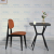  Dining Chair Home Modern Minimalist Back Stool Coffee Shop Milk Tea Shop Desk Makeup Iron Light Luxury Dining Chair