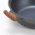 Medical Stone Wok Wood Grain Handle Frying Pan Non-Stick Pan with Wood Grain Ear Household Multi-Functional Gift Pot