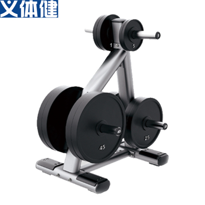 Army B5540 Stand of Barbell Slice Large Hole Film Rack for Gym