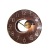 Arc Glass Wall Clock Restaurant Wall Clocks Decorative Time Art Photo Scanning Solid Wood Watch
