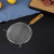 Household Stainless Steel Plastic Handle Binaural Oil Grid Kitchen Vegetable Washing Dish Drying Tool Hot Pot Frying Filter Strainer
