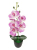 1 Set High Grade Orchids Arrangement Latex Silicon Real Touch Big Size Luxury Table Flower Home Hotel Decor  with Vase