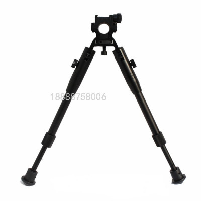 6-Inch round Tube Tripod Flat 20mm Card Slot Tripod Bipod Bracket round Mouth Bracket