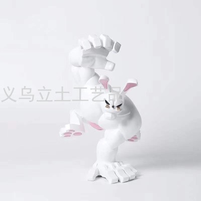 Gao Bo Decorated Home Living Room Entrance Rabbit Crafts Decoration Model Room Study Decoration
