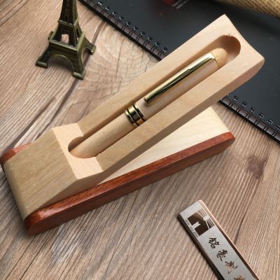 Solid Wood Wood Pencil Case Packing Box Gift Box