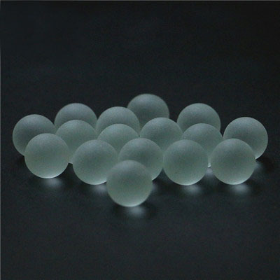 Solid Glass Ball Cosmetic Frosted Glass Rolling Beads 9.8mm Micro Glass Bead