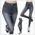 3 Color 8 Size TV Imitation Denim Leggings Women's Spring and Autumn High Waist Outerwear One-Piece Trousers Legging
