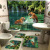 New Underwater World Floor Mat Carpet Shower Curtain Bathroom Four-Piece Bathroom Toilet Three-Piece Set Factory Wholesale