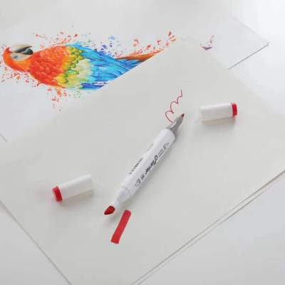 Marker Package 18-Color Professional Hand-Painted Set Fluorescent Pen/Marking Pen/Barrel Triangle Marker