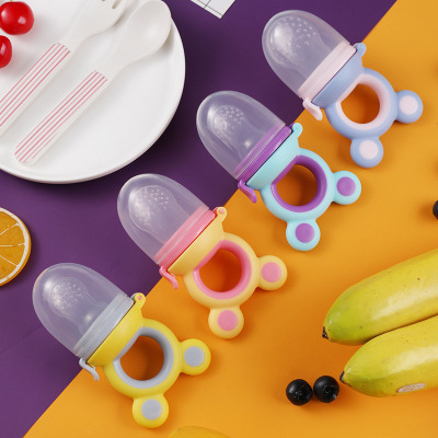 Baby Fruits and Vegetables into Tableware Silica Gel Pacifier Silicone Baby Food Feeders