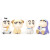 4 Style Crayon Xiaoxin Animal Crossdressing Cos Capsule Toy Car Cake Cute Decoration Ornaments Figurine Doll