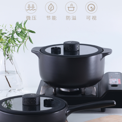 Ceramic Pot King Micro Pressure Anti-Overflow Casserole/Stewpot Household Soup Gas Soup Pot Ceramic Pot Gas Stove Special Soup Pot