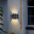 [Bowtie Wall Lamp] LED Outdoor Waterproof Wall Lamp Villa Outdoor Balcony Wall Lamp Engineering Lamp Super Bright Wall Lighting Wall Washer Light