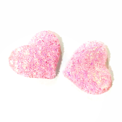 Diamond in the Debris Granulated Sugar Love Resin Earrings Cute Accessories Girl Jelly Candy Sequins Ornament Headdress Accessories