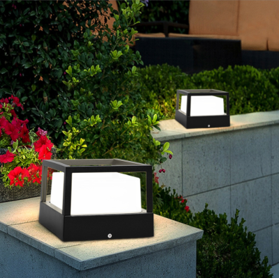 LED Outdoor Waterproof Wall Lamp European Aisle Balcony Wall Garden Lamp Garden Hotel Lawn Led Pillar Lamp