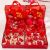 New Year Children's Hair Accessories Chinese Style Bright Red Hair Ball Hair Clip Bow Edge Clip Baby Hair Clip Gift Set