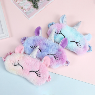 Eye Mask Hood Plush Eye Mask Sleeping Eye Mask Nap Hood Unicorn Eye Mask Sleeping Eye Mask