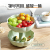 H115-AIRSUN Nordic Pumpkin Household Dried Fruit Tray Living Room Double Layer Fruit Snack Cute Creative Fruit Box