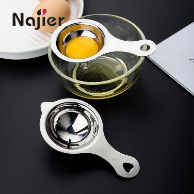 Factory Supplier 304 Stainless Steel Egg White Separator Egg Yolk Protein Egg Separator Egg Liquid Filtration Baking Utensils