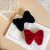 Three-Dimensional Velvet Bow Barrettes Super Fairy Girl Hairpin Sweet Temperament Bang Side Clip All-Match Hair Accessories Japanese and Korean Style