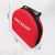 Red Portable Semicircle Multi-Compartment Hard Bag