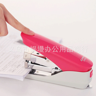 Qixin Effortless Stapler Large Thickened Book Stapler Students Use Small Medium Book Machine Office Supplies