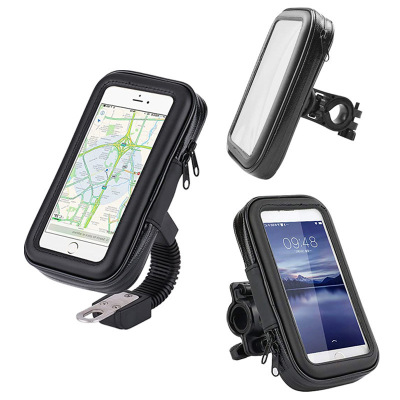 5.5 Motorcycle Bicycle Electric Car Mobile Phone Holder Water-Proof Bag on-Board Bracket Rainy Day Outdoor Navigation Cross-Border