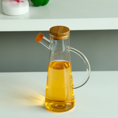 Bo Lvya Gao Borosilicate Heat-Resistant Glass Oil Bottle 580ml