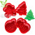 3PCS DIY Cream Sugar Cream Craft Christmas Chocolate Stamp Biscuit Mold Dough ABC Pattern Plunger Cutter For Fondant